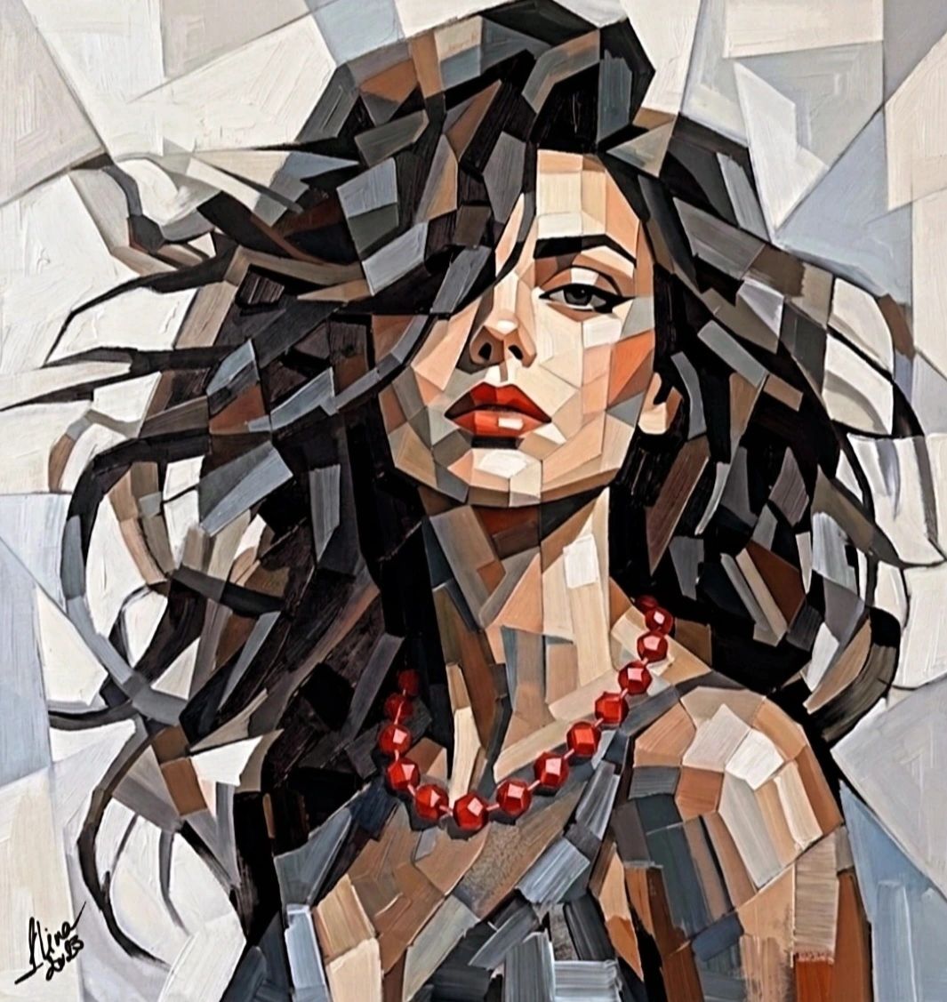 ArteDiAlina.com painting: They called her Medusa